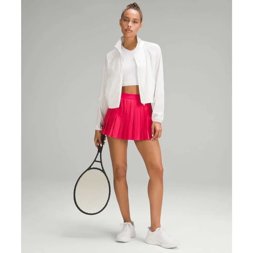 Lululemon High Rise Pleated Tennis Skirt Cherry Mist
